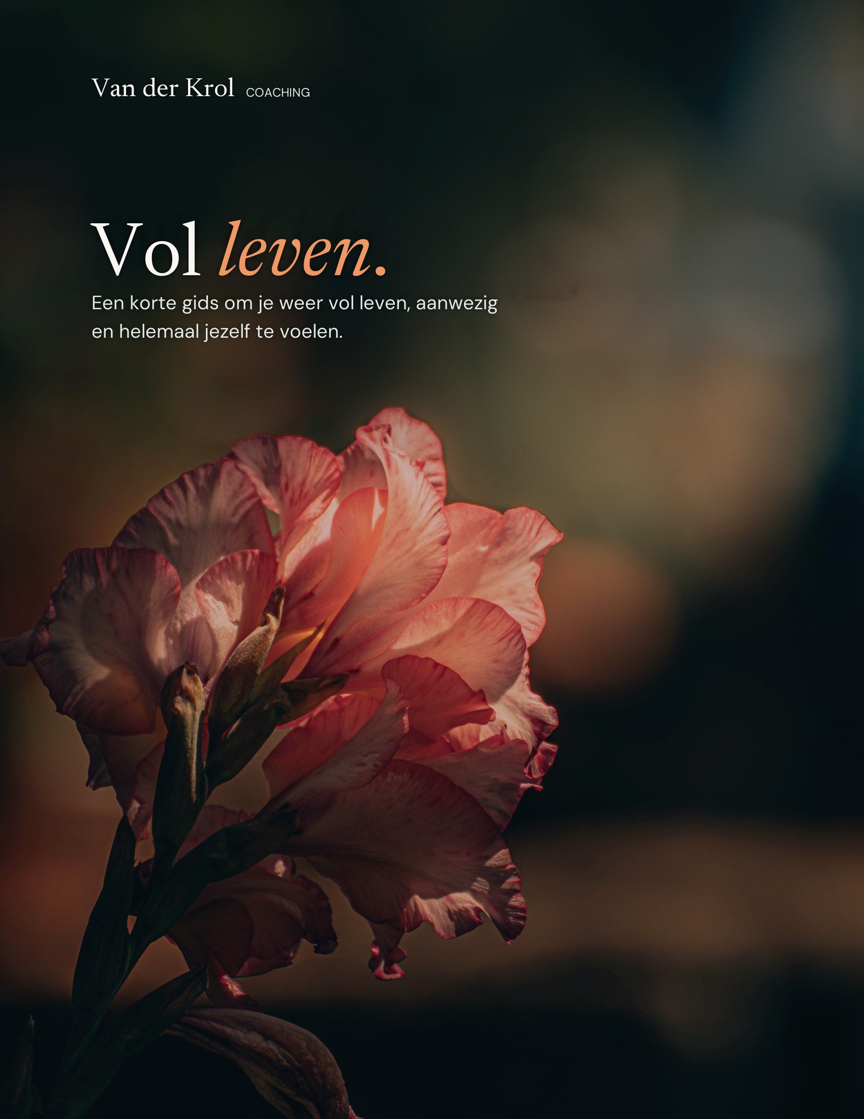 Vol leven, omslag van het e-book