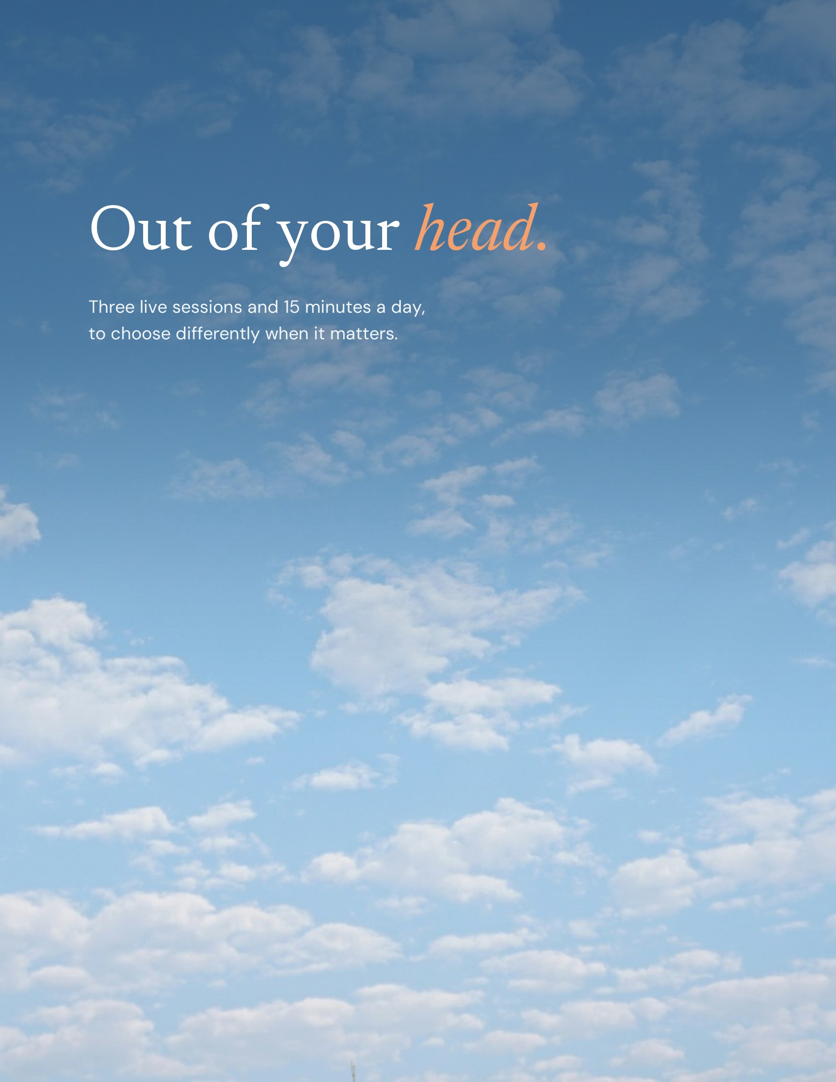 Out of your head, mini programme